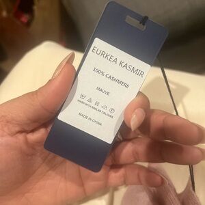 Eureka Kasmir Mauve Cashmere Sweater